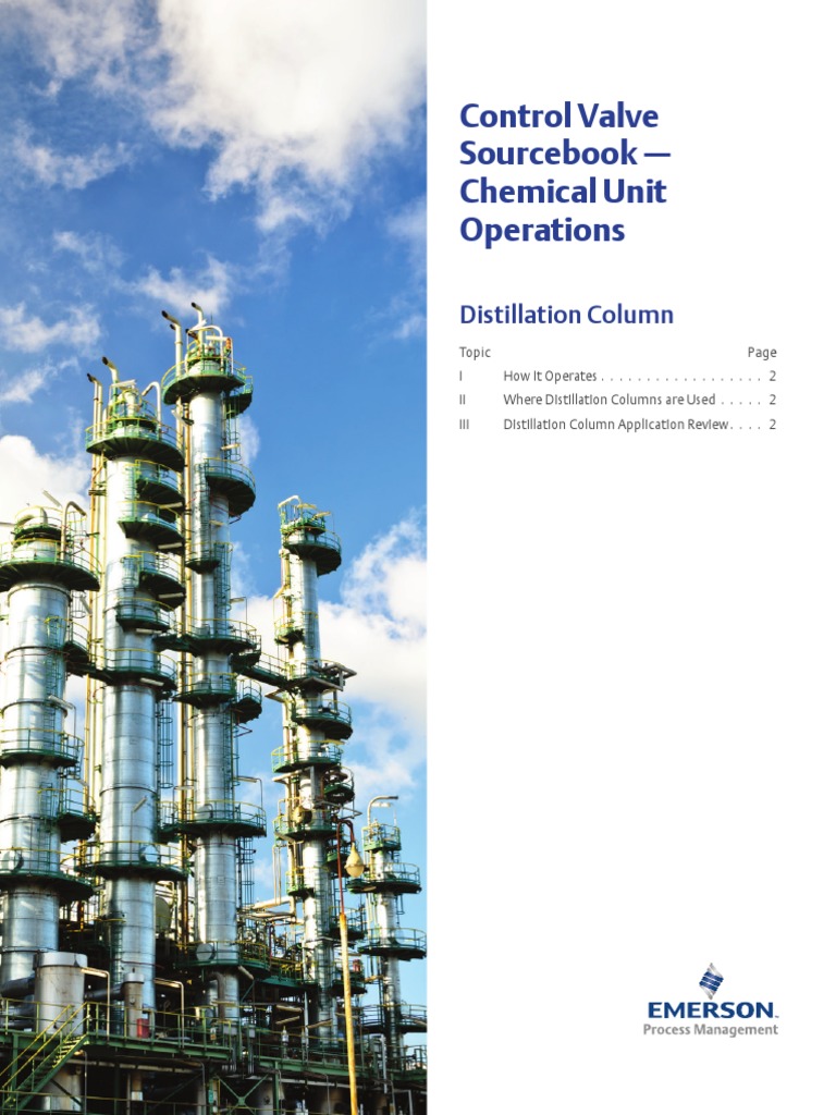 Control Valve Sourcebook Chemical Unit Operations Distillation