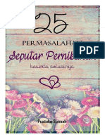 25 Permasalahan Seputar Pernikahan