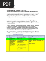 PGMP Vs MSP A High Level Comparison Note