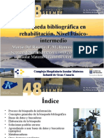 Curso de Instrucción y Taller de Búsqueda Bibliográfica en Rehabilitación