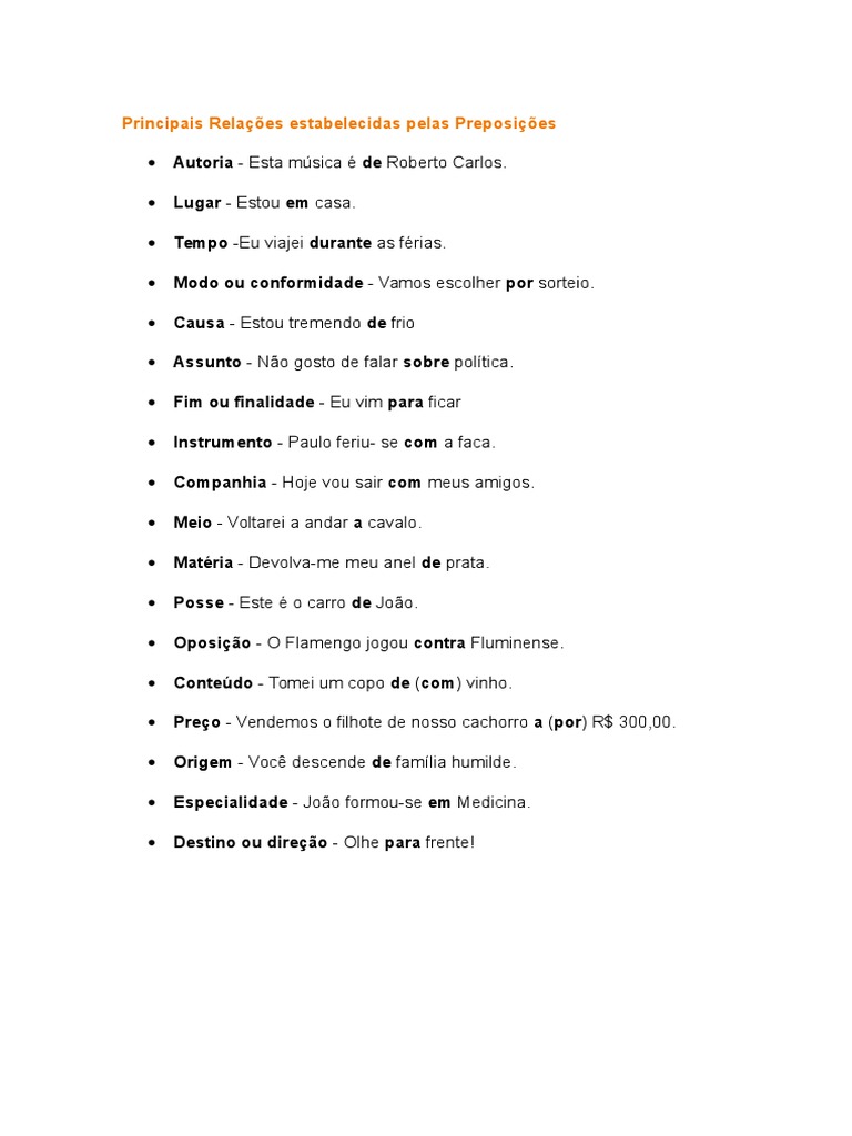 Relaçoes Semanticas Estabelecidas Entre Oraçoes Periodos Ou Paragrafos