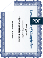 Certificate of Completion