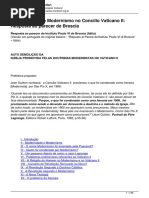 Jean Guitton e o Modernismo No Concilio Vaticano II Resposta Ao Parecer de Brescia 2