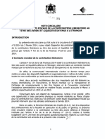 Note Circulaire LF #110 13 2014 Aspects Fiscaux Contribution Liberatoire
