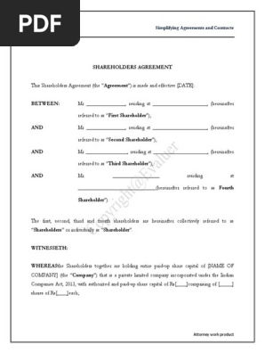 Shareholders Agreement