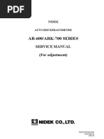 Download Nidek AR-600 - ARK 700 Calibration by David Richmond SN329861703 doc pdf