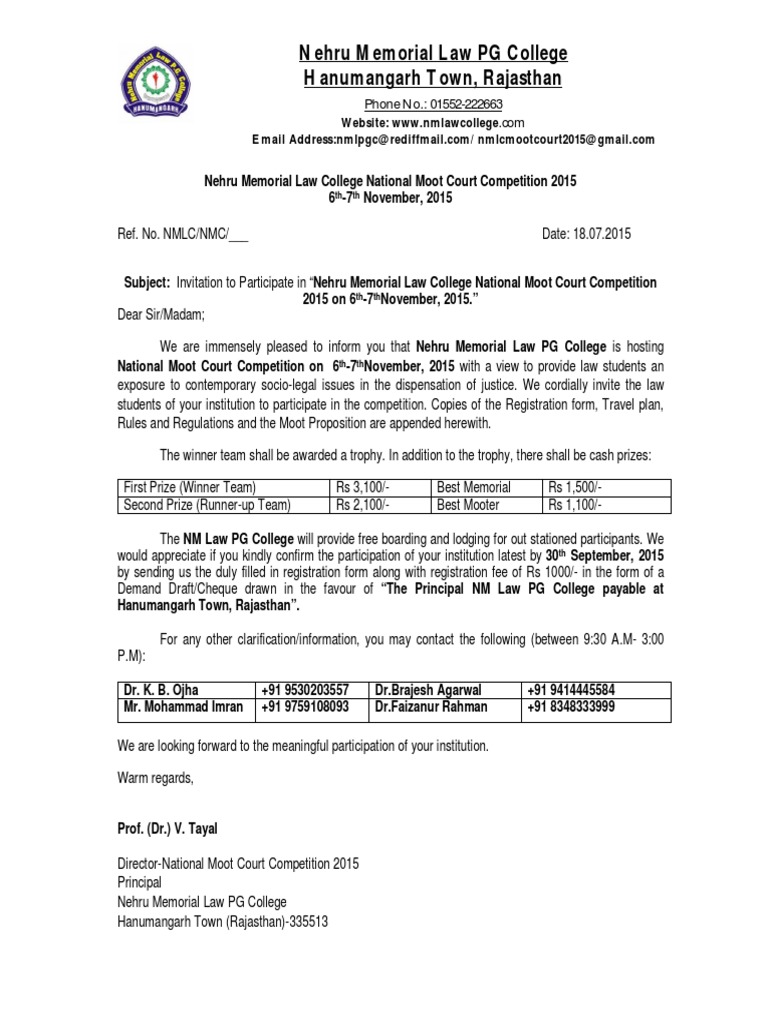 Nehru Memorial Law PG College Hanumangarh Town, Rajasthan Phone No