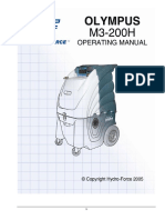 Hydroforce Olympus M3-200H Manual