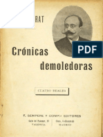 Jose Prat, Crónicas demoledoras