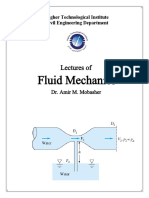 Lectures of Fluid Mechanics