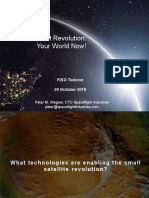 NASA FISO Presentation: The SmallSat Revolution: Your World Now!