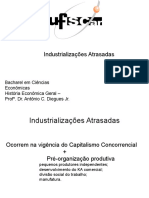 Industrializações Atrasadas do século XIX