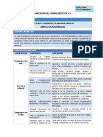 COM - Planificación Unidad 4 - 4to Grado v2