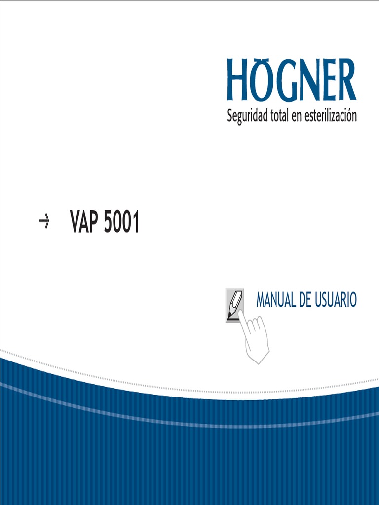 Manual Usuario Autoclave Hogner Vap5001 - Español - v1 | Contraseña | Vacío
