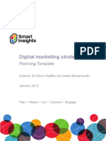 Digital Marketing Plan Template Smart Insights1 130911053848 Phpapp01