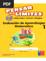 Evaluación de Aprendizajes 1° Básico