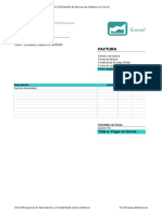 Plantilla Factura en Excel