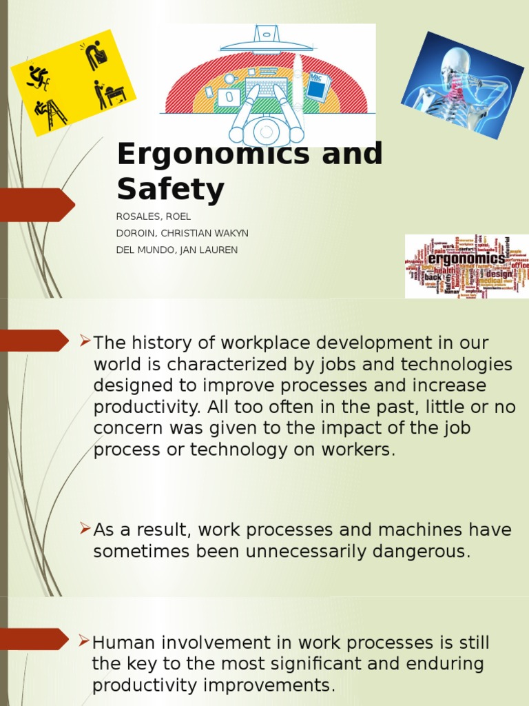 Ergonomics and Safety.pptx Human Factors And Ergonomics Health