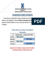 Horario de Carnet