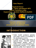 Case Report Tyhoid Fever