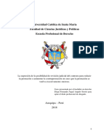 La Supresión de La Posibilidad de Revisión Judicial