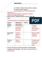 Earthquake Guided Notes