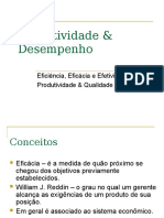 Desempenho - Produtividade