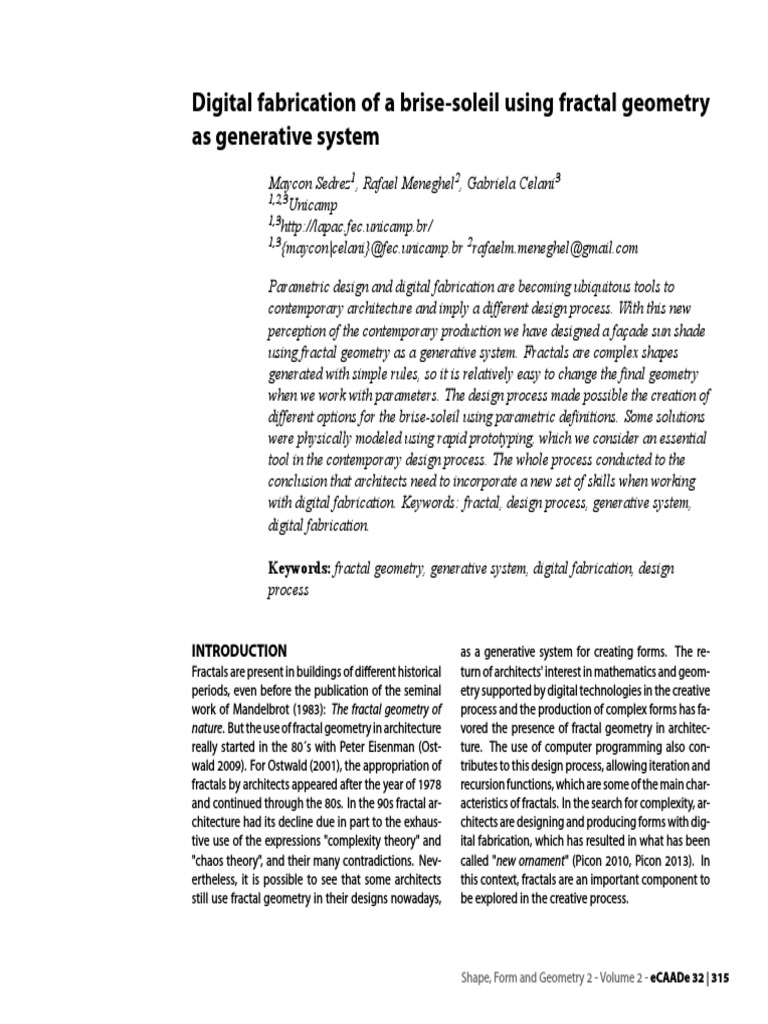 Fractal Geometry PDF | PDF | Fractal | Shape