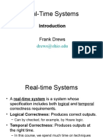 Real-Time Systems: Frank Drews
