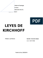 Leyes de Kirchhoff