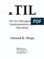 ITIL Service Management Implementation and Operation