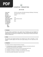 Download Unit Outlines Creative Advertising by Terry Flew SN32990883 doc pdf