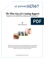 Three Keys For Creating Rapport PDF