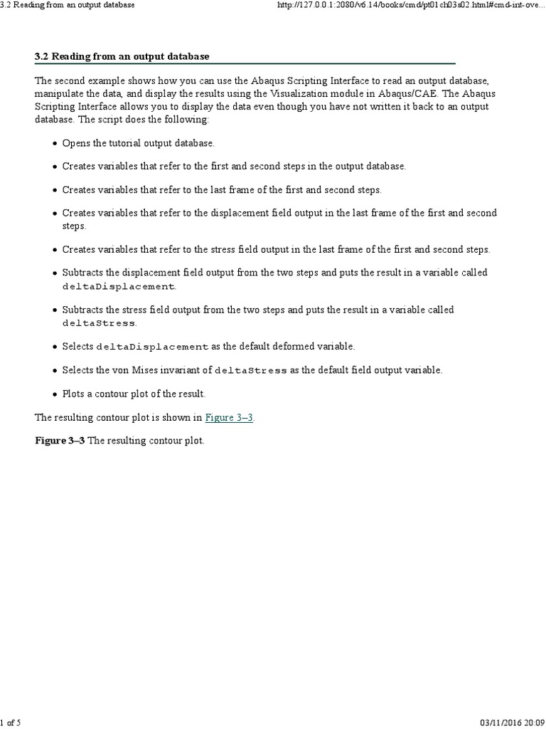 3.2 Reading From An Output Database | PDF | Variable (Computer Science ...