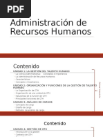 Administración de Recursos Humanos U1