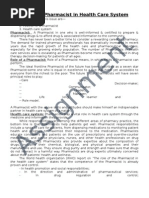 Download Role of a Pharmacist in health care system by emus4u SN3299128 doc pdf