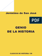 San José, J., Genio de La Historia