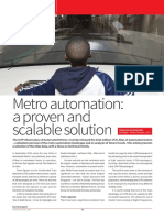 Metro Automation: A Proven and Scalable Solution: Supplement