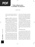 Uma Cultura Para o Trabalho de Projeto