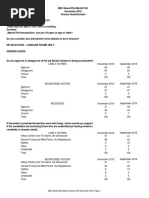 NBC News WSJ Marist Poll Arizona Annotated Questionnaire November 2016