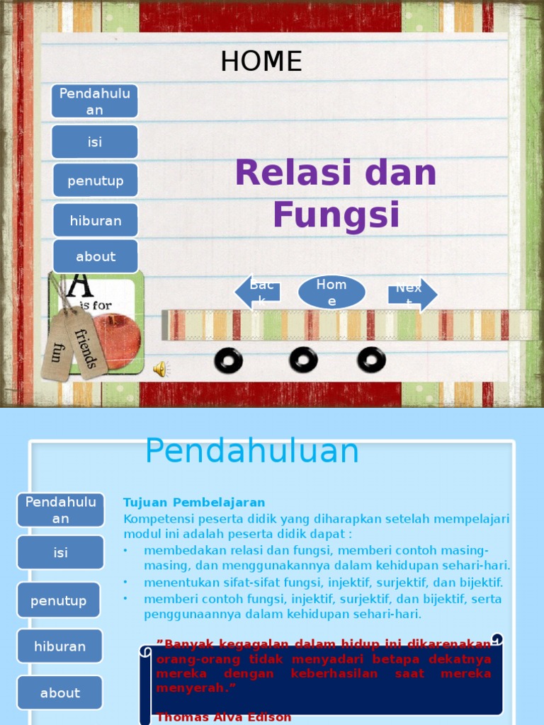 Ppt Relasi Dan Fungsi