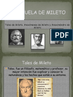 La Escuela de Mileto