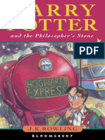 Harry Potter and The Philosopher's Stone Book Cover