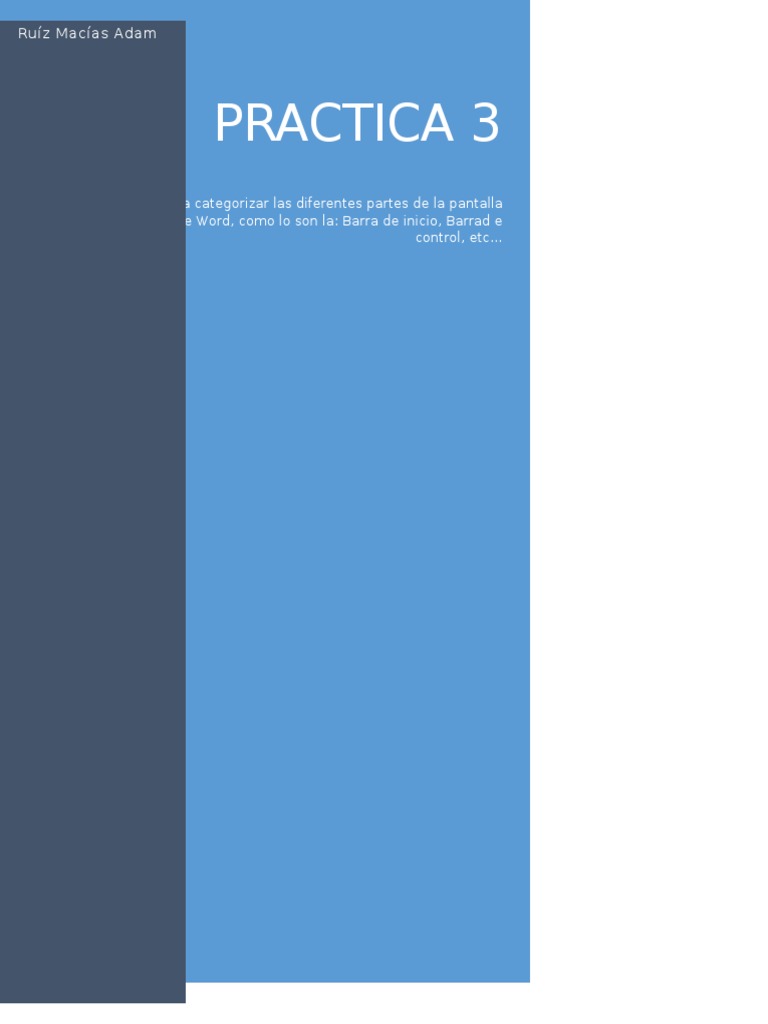 Ruiz Macias Practica 3 | PDF | Crecimiento personal y profesional | Arte