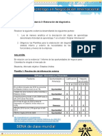 Evidencia 3 ELABORACIÓN DE DIAGNOSTICO