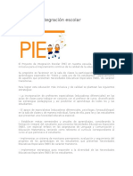 PIE-Integración Escolar