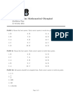 18th PMO Qualifying Stage Answers PDF