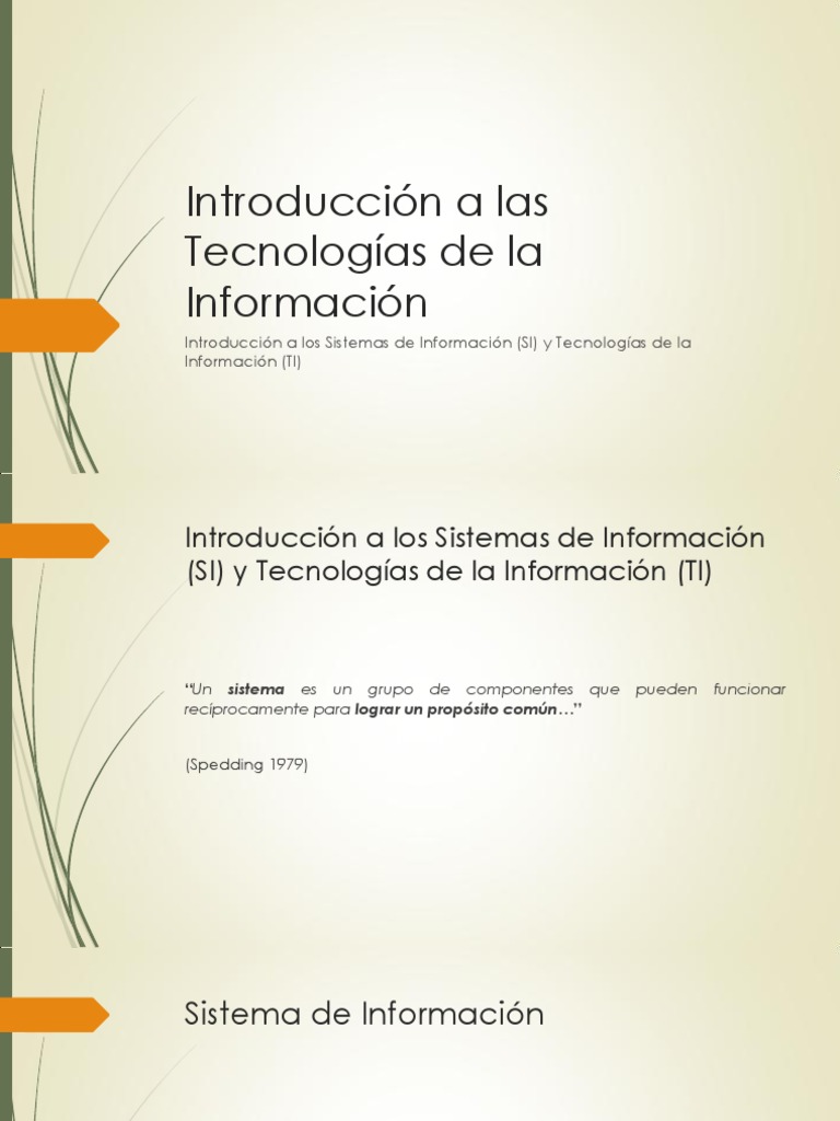 Tecnologia de Informacion | PDF | Tecnología de información y ...