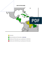 Mapa Petrocaribe