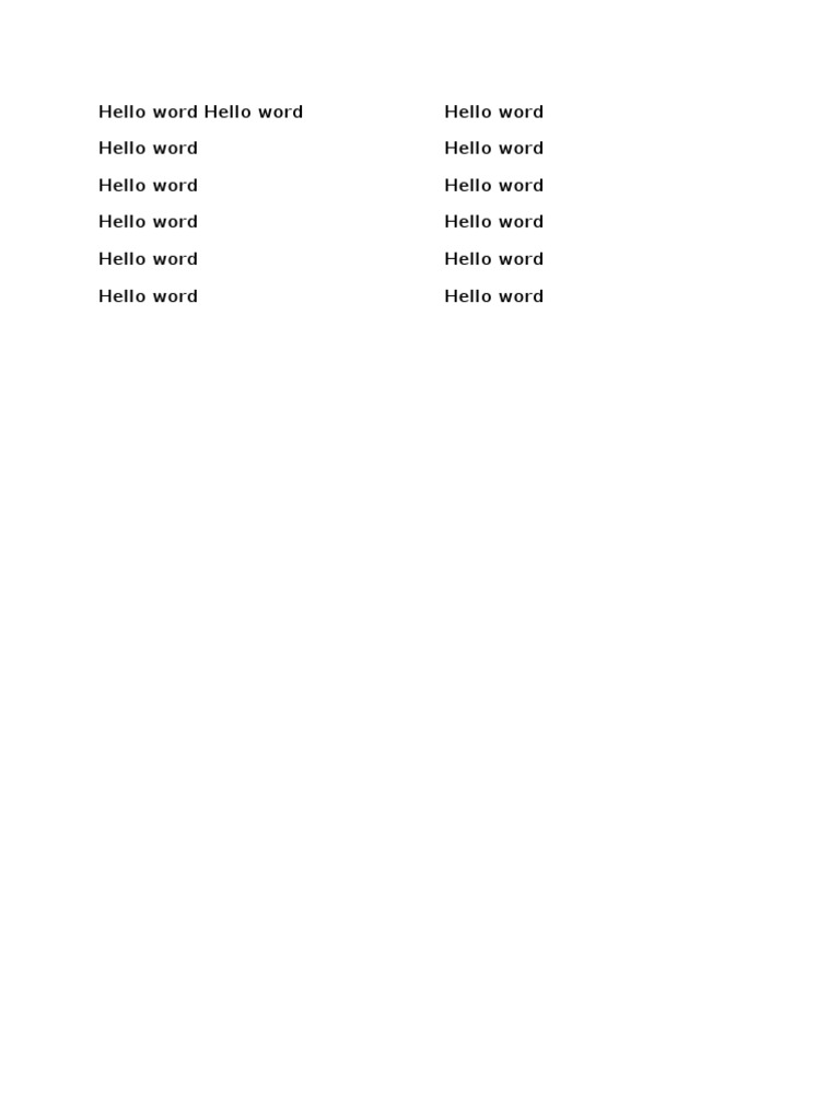Hello Word | PDF | Language Arts & Discipline
